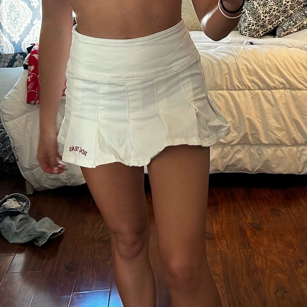 BDG mini skirt, white, XS-S